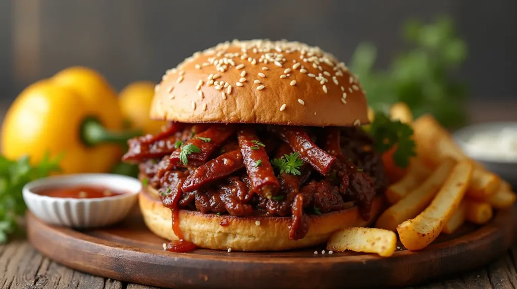 bbq brisket sandwich