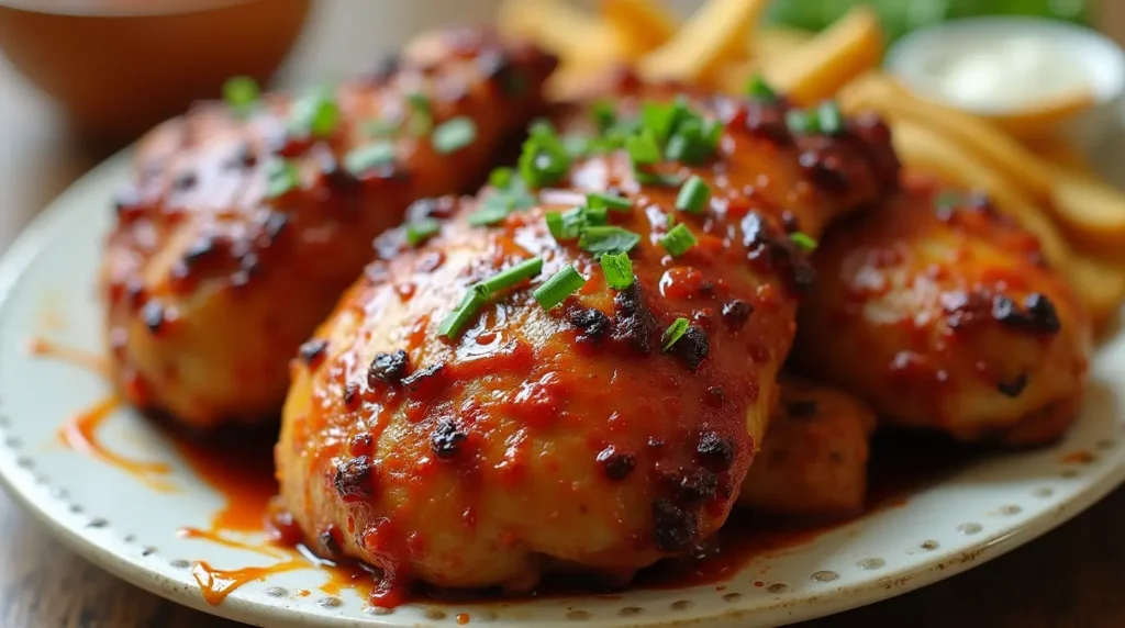 air fryer bbq chicken