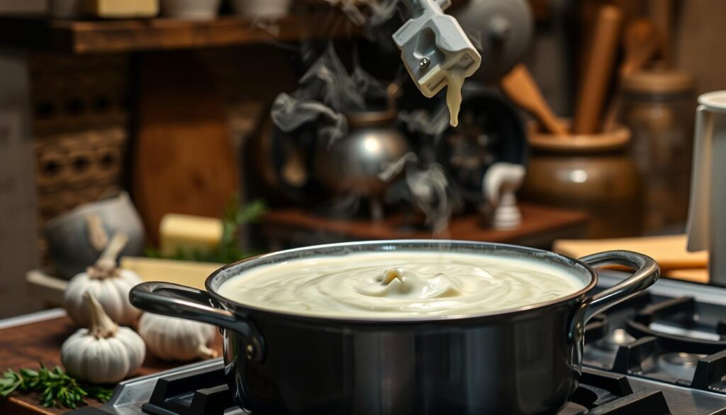 Whip up Chicken and Shrimp Alfredo: Sear chicken and shrimp to golden perfection, mix with creamy Alfredo sauce, and toss with your favorite pasta. A quick and comforting meal!