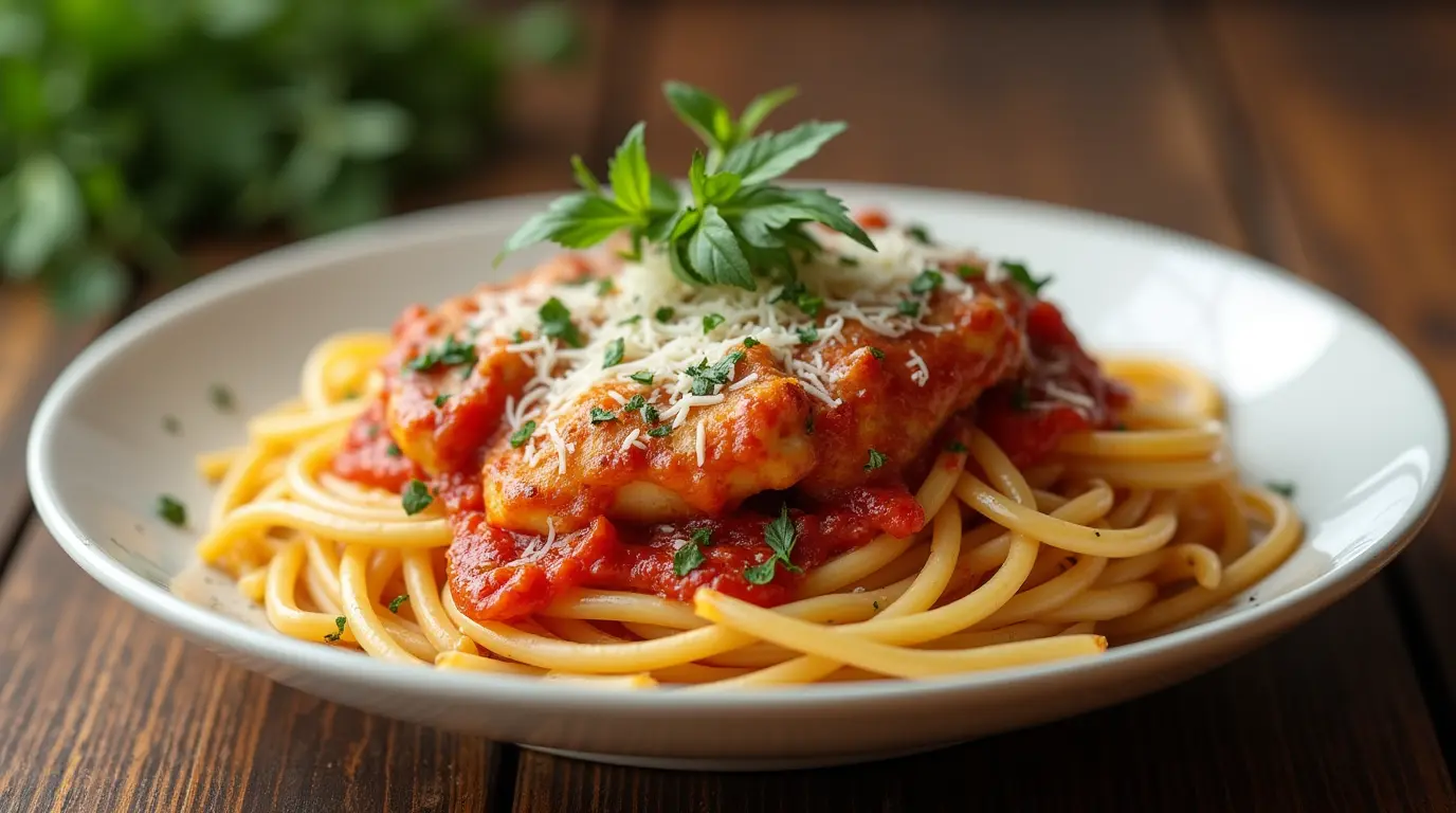 Chicken Parmesan Pasta