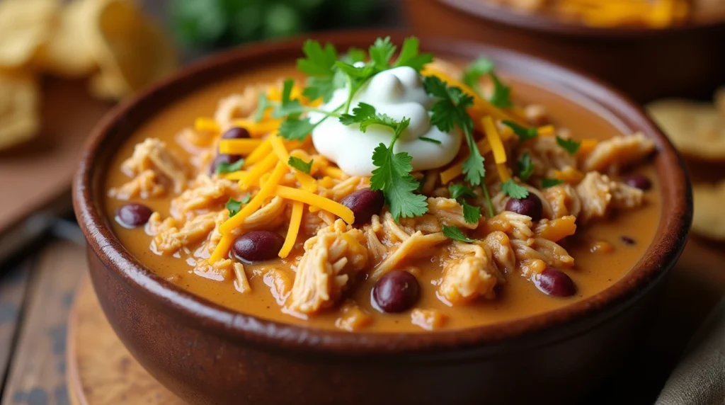 Cream Cheese Chicken Chili