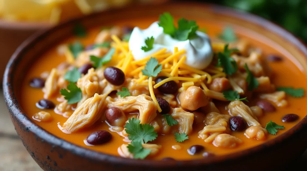 Cream Cheese Chicken Chili