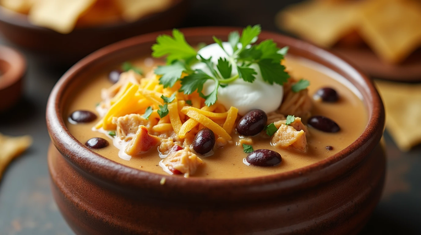 Cream Cheese Chicken Chili