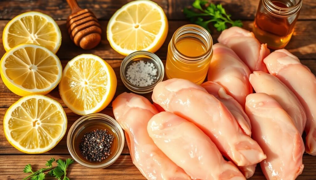 Lemon Pepper Wings with Honey