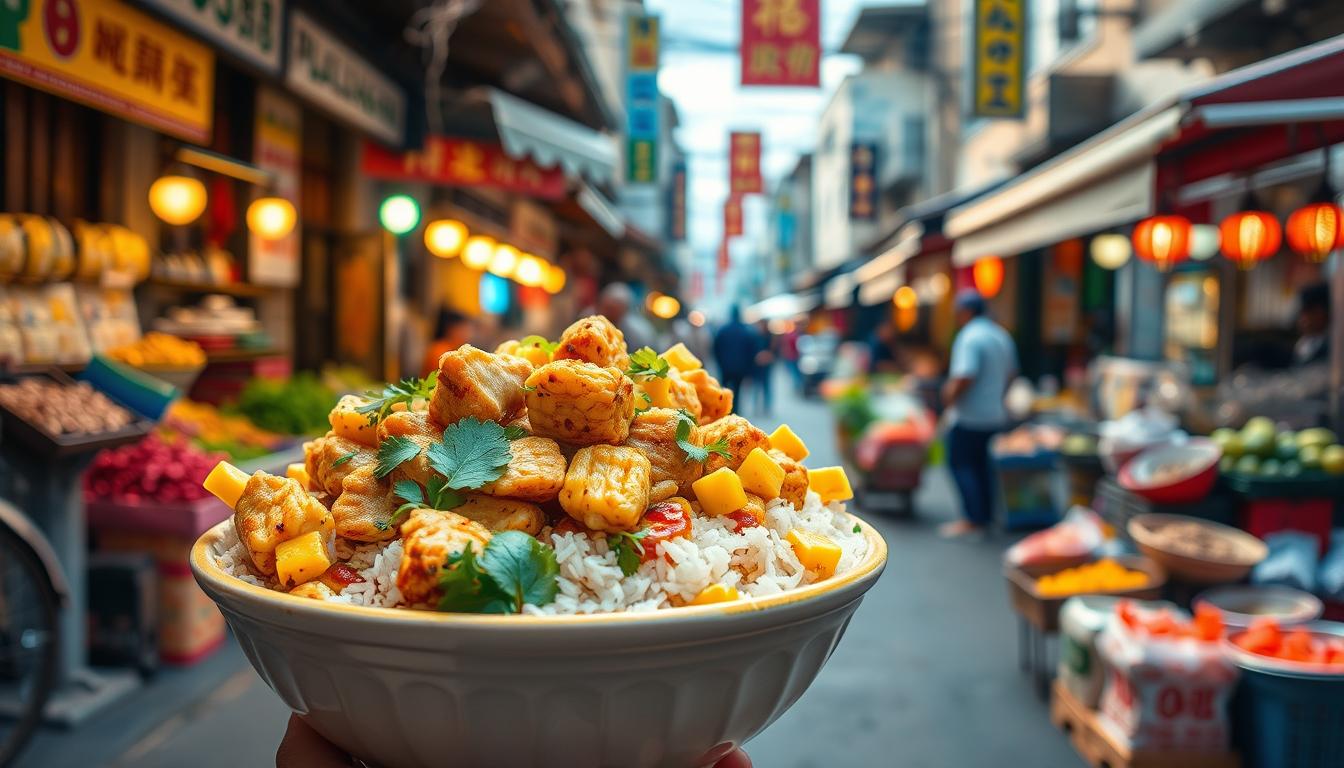 Street Corn Chicken Rice Bowl